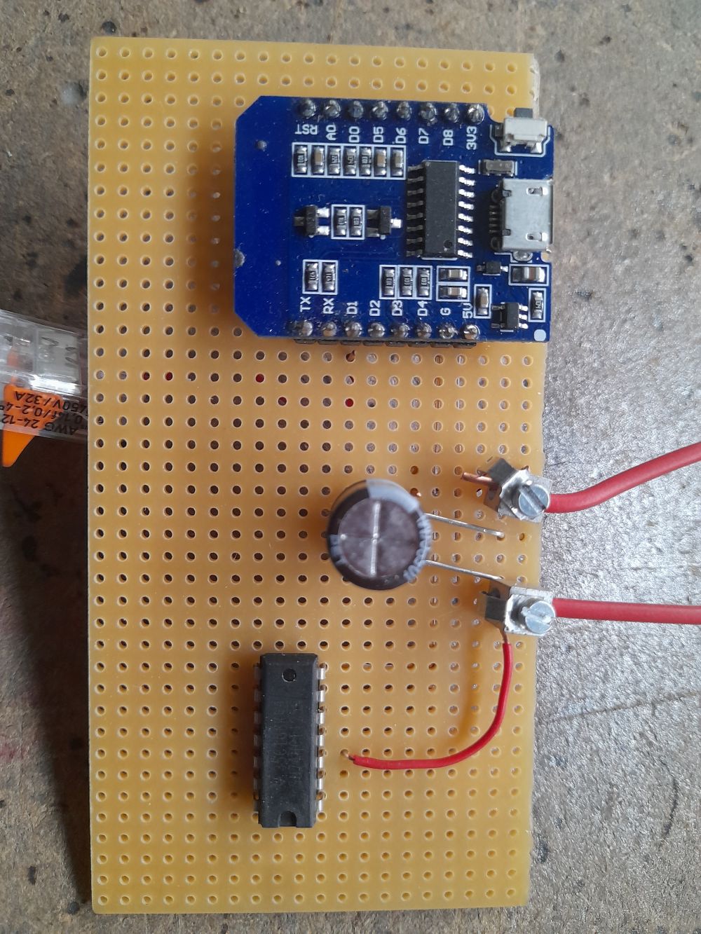 Lochrasterplatine – Wemos D1 mini